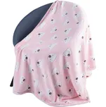 Dětská mikroplyšová deka MIP-028 Medvídci na růžovém 100x150 cm