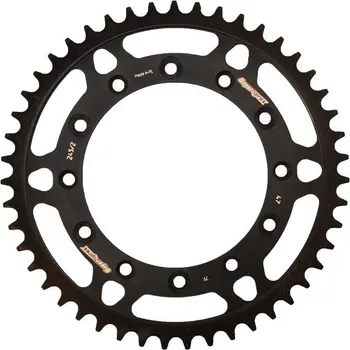 Řetězová sada pro motocykl Řetězová rozeta SUPERSPROX RFE-245/2:47-BLK černý 47 zubů, 520