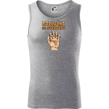 Rozlučka se svobodou pivo - Tílko pánské Core - 2XL ( Tmavě šedý melír )