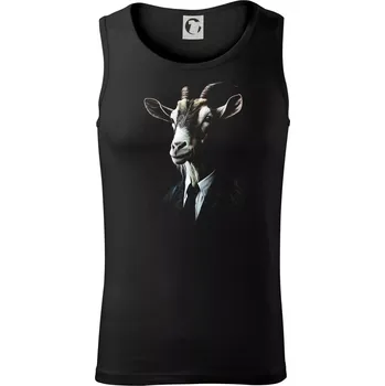 Pánské termoprádlo Koza v obleku fotka - Tílko pánské Core - L ( Černá )