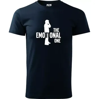 Pánské tričko Bachelor party - The emotional one - Triko extra velké (5-8XL) - 7XL ( Námořní modrá (velmi tmavá - téměř černá) )