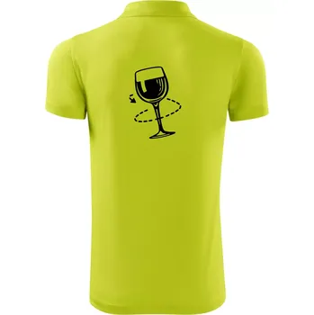 Pánská košile Víno someliér - Polokošile Victory sportovní (dresovina) - L ( Limetková )
