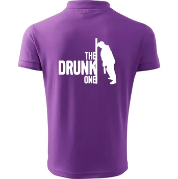 Pánská košile Bachelor party - The drunk one - Polokošile pánská Pique Polo 203 - 5XL ( Fialová )