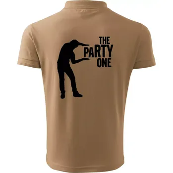 Pánská košile Bachelor party - The party one - Polokošile pánská Pique Polo 203 - S ( Písková )