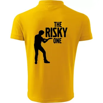Pánská košile Bachelor party - The risky one - Polokošile pánská Pique Polo 203 - XL ( Žlutá )