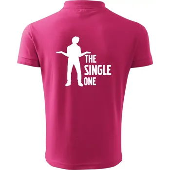 Pánská košile Bachelor party - The single one - Polokošile pánská Pique Polo 203 - 5XL ( Purpurová )