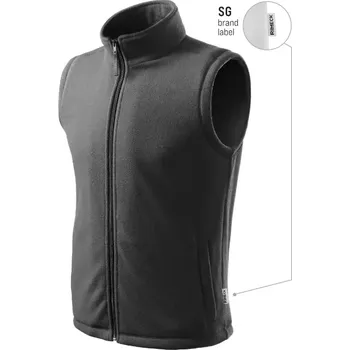 Next fleece vesta unisex ocelově šedá 36 (brand label) XL