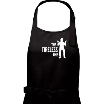 Kuchyňská zástěra Bachelor party - The tireless one - Pánská zástěra na vaření - Univerzální velikost ( Černá )