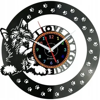 Hodiny Nástěnné hodiny Evevo černé 30 cm