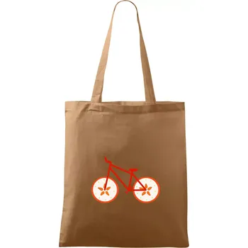 Nákupní taška Kolo Jablko (Moňas) - Taška bavlněná - 42 x 38 cm ( Cappuccino )