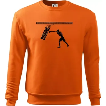 Pánská mikina Boxing boxer - Mikina Essential pánská - XL ( Oranžová )