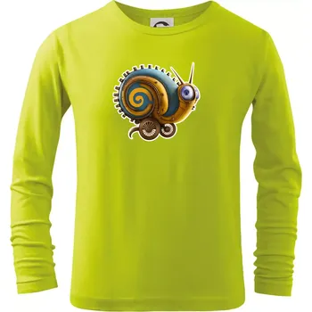 Dětská móda Poštovní vůz z doby dávno minulé - Triko dětské Long Sleeve - 134 cm/8 let ( Limetková )