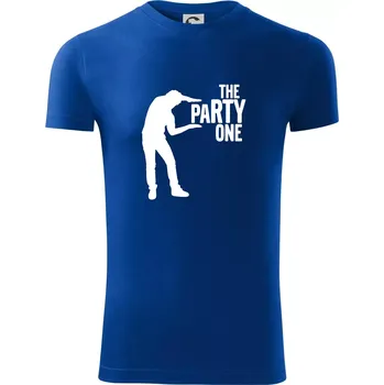 Bachelor party - The party one - Viper FIT - Pánské zůžené tričko - 3XL ( Královská modrá )