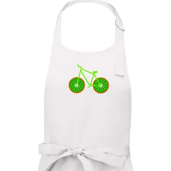 Kuchyňská zástěra Kolo Kiwi (Moňas) - Dámská zástěra na vaření - Univerzální velikost ( Bílá )