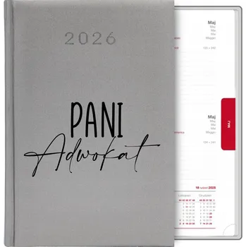 Kalendář Knižkový kalendář 2026 A5 stříbrný