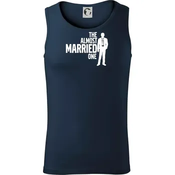 Pánské termoprádlo Bachelor party - The almost married one - Tílko pánské Core - M ( Námořní modrá (velmi tmavá - téměř černá) )