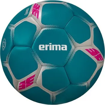 Fotbalový míč ERIMA FLASH DURO HÁZENKÁŘSKÝ MÍČ - Tyrkysová, Šedá - velikost 2 uk