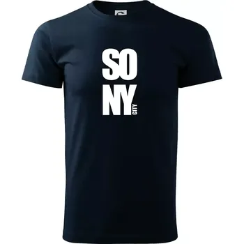 SO NY city - Triko extra velké (5-8XL) - 8XL ( Námořní modrá (velmi tmavá - téměř černá) )