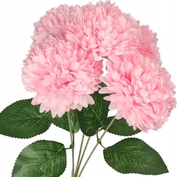 umělá květina CHRYZANTÉMA V KYTICI UMĚLÉ KVĚTINY JAKO ŽIVÉ 45 CM VELKÁ KYTICE