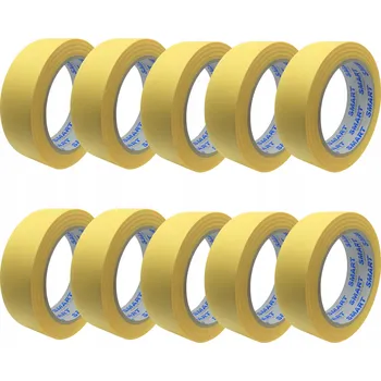 Lepicí páska Maskovací papírová páska 19 mm x 50 m (6 kusů) Přesná pro malování