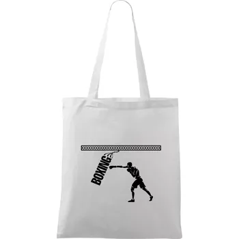 Boxing boxer - Taška bavlněná - 42 x 38 cm ( Bílá )