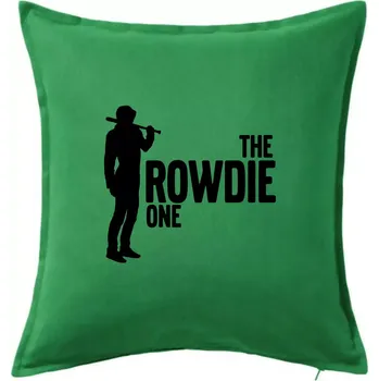 Polštář Bachelor party - The rowdie one - Polštář 50x50 - 50x50 - Včetně výplně ( Středně zelená )