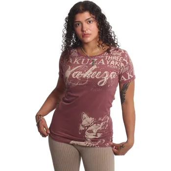 Dámské tričko Dámské triko Yakuza Catz Urban Crew Neck 26107 nocturne velikost: L