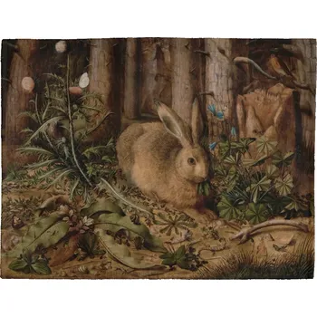 prostírání Prostírání na stůl Zajíc v lese Hans Hoffmann