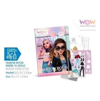 Set školních potřeb Książka o modzie, zaprojektuj swój styl WOW Generation