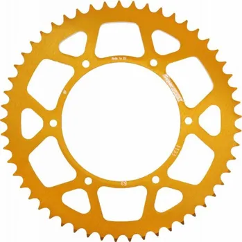 Řetězová sada pro motocykl Hliníková řetězová rozeta SUPERSPROX RAL-1133:53-GLD zlatá