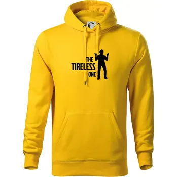Pánská mikina Bachelor party - The tireless one - Mikina pánská Cape s kapucí - XL ( Žlutá )