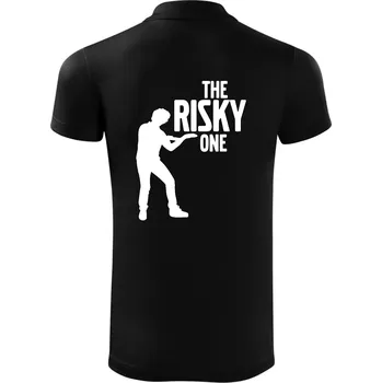Pánská košile Bachelor party - The risky one - Polokošile Victory sportovní (dresovina) - 2XL ( Černá )