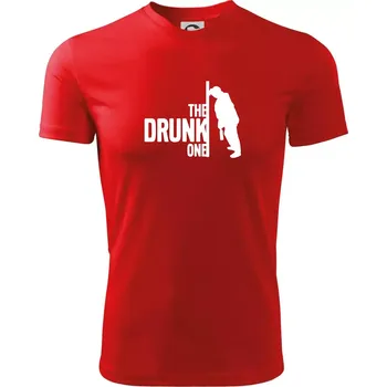 Pánské tričko Bachelor party - The drunk one - Pánské triko Fantasy sportovní (dresovina) - XL ( Červená )
