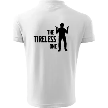 Pánská košile Bachelor party - The tireless one - Polokošile pánská Pique Polo 203 - 4XL ( Bílá )