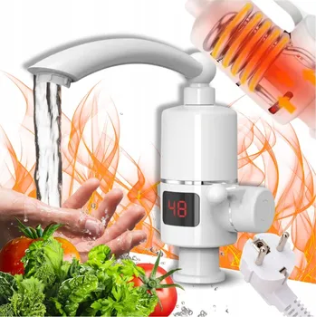 Bojler ELEKTRICKÝ PRŮTOKOVÝ OHŘÍVAČ VODY S LCD displej 3000 W