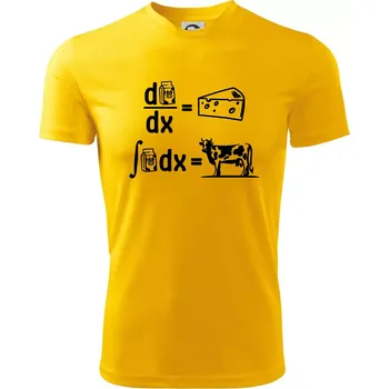 Chlapecké tričko Matematika mléko - Dětské triko sportovní (dresovina) - 158 cm/12 let ( Žlutá )