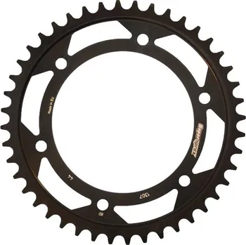 Řetězová sada pro motocykl Řetězová rozeta SUPERSPROX RFE-1307:44-BLK černý 44 zubů, 525