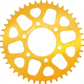 Řetězová sada pro motocykl Hliníková řetězová rozeta SUPERSPROX RAL-478:45-GLD zlatá 45 zubů, 520