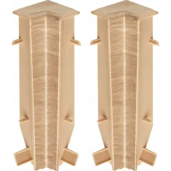 soklová lišta Vnitřní PVC roh 13 x 80 mm, délka 2 cm, Siena Mat