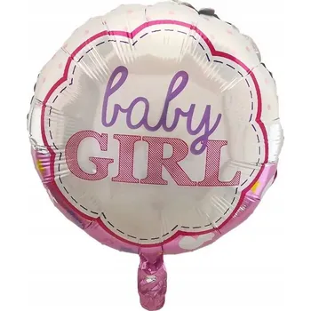 Balónek Fóliový balónek "Baby girl" na Baby shower
