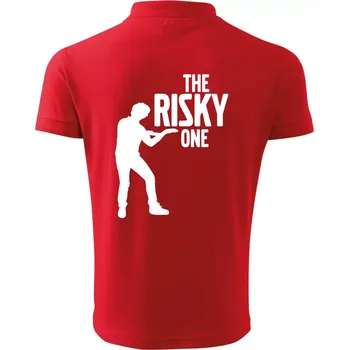 Pánská košile Bachelor party - The risky one - Polokošile pánská Pique Polo 203 - 2XL ( Červená )