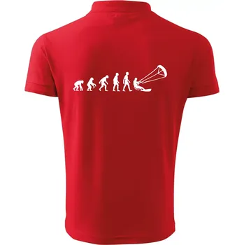 Pánská košile Evoluce KITEBOARDING - Polokošile pánská Pique Polo 203 - 2XL ( Červená )