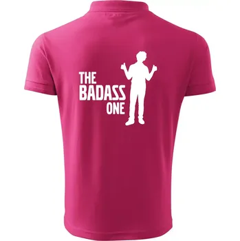 Pánská košile Bachelor party - The badass one - Polokošile pánská Pique Polo 203 - 3XL ( Purpurová )