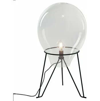 Lampička FAN EUROPE Stolní lampa Lume Azuma, průhledná, 1xE27, 38x63 cm