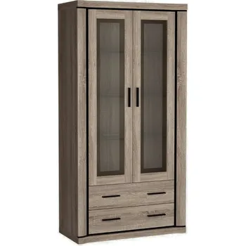 Obývací stěna Dallas T - vitrína D17 - trufla