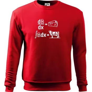 Chlapecké tričko Matematika mléko - Mikina Essential dětská - 158 cm/12 let ( Červená )