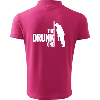 Pánská košile Bachelor party - The drunk one - Polokošile pánská Pique Polo 203 - M ( Purpurová )