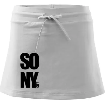 Dámská sukně SO NY city - Sportovní sukně - two in one - S ( Bílá )