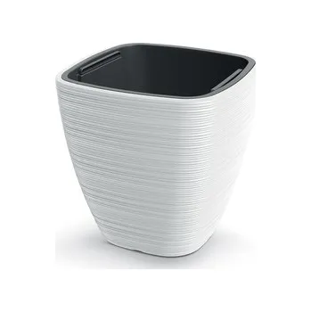 Květináč Květináč VENA SQUARE 28,9 cm - barva: bílá (cs, PROSPERPLAST)