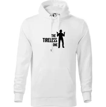 Pánská mikina Bachelor party - The tireless one - Mikina pánská Cape s kapucí - 2XL ( Bílá )